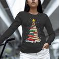 Book Christmas Tree Book Lover Teacher Librarian Unisex Long Sleeve T-Shirt