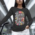 Book Fair Vibes Groovy 70s Retro School Librarian Unisex Long Sleeve T-Shirt