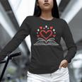 Book Heart Read Book Reading Librarian Men Women Kids Unisex Long Sleeve T-Shirt