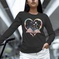 Book Lover Heart Shaped Reading Art Bookworm Unisex Long Sleeve T-Shirt