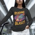 Book Lover Kids And Adults Reading Is a Blast Rocket Ship Unisex Long Sleeve T-Shirt