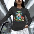 Book Lover Reading Iguana Unisex Long Sleeve T-Shirt