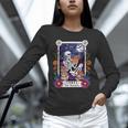 Book Lover Tarot Card The Reader Mystic Skeleton Unisex Long Sleeve T-Shirt