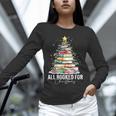 All Booked For Christmas Coquette Books Teacher Xmas Tree Unisex Long Sleeve T-Shirt All Booked For Christmas Coquette Books Teacher Xmas Tree Unisex Long Sleeve T-Shirt