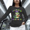 All Booked For Mardi Gras Crocodile Reading Book Teacher Unisex Long Sleeve T-Shirt