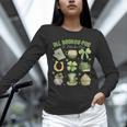 ALL Booked For St Patricks Day Bookish Leprechaun Bookworm Unisex Long Sleeve T-Shirt