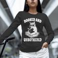 Booked And Unbothered Cat Reading Book Lovers Unisex Long Sleeve T-Shirt Booked And Unbothered Cat Reading Book Lovers Unisex Long Sleeve T-Shirt