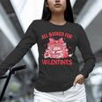All Booked For Valentine Bow Books Lover Teacher Girl Women Unisex Long Sleeve T-Shirt