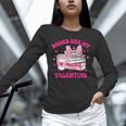 All Booked For Valentines Book Reading Coquette Bow Unisex Long Sleeve T-Shirt
