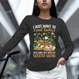 Books And Crested Gecko Owner Crestie Lover Unisex Long Sleeve T-Shirt