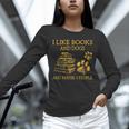 I Like Books And Dogs And Maybe 3 People Book Dog Lovers Men Women Unisex Long Sleeve T-Shirt I Like Books And Dogs And Maybe 3 People Book Dog Lovers Men Women Unisex Long Sleeve T-Shirt