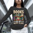 Books Are My Happy Place Unisex Long Sleeve T-Shirt