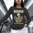 Books Make Me Happy Skeleton Read Reading Librarian Book Unisex Long Sleeve T-Shirt Books Make Me Happy Skeleton Read Reading Librarian Book Unisex Long Sleeve T-Shirt