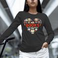Books Heart Valentines Day Books Are My Love Language Unisex Long Sleeve T-Shirt