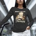 Books Are My Therapy Cozy Reading Chair Artwork Unisex Long Sleeve T-Shirt Books Are My Therapy Cozy Reading Chair Artwork Unisex Long Sleeve T-Shirt