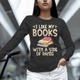 I Like My Books With a Side Of Panic Thriller Unisex Long Sleeve T-Shirt