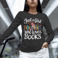 Bookworm Book Just A Girl Who Loves Books Unisex Long Sleeve T-Shirt