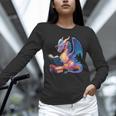 Bookworm Book Lover Women Girls Dragon Reading Unisex Long Sleeve T-Shirt Bookworm Book Lover Women Girls Dragon Reading Unisex Long Sleeve T-Shirt
