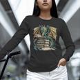 Bookworm Dragons Reading Book Dragons And Books Unisex Long Sleeve T-Shirt