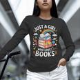Bookworm Just A Girl Who Loves Books Unisex Long Sleeve T-Shirt Bookworm Just A Girl Who Loves Books Unisex Long Sleeve T-Shirt