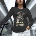 Bookwyrm Dragon Fantasy Bookish Fairytale Book Lover Unisex Long Sleeve T-Shirt