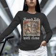Buhurt Hourly Book Epic Knight Fight In Armor Buhurt Unisex Long Sleeve T-Shirt Buhurt Hourly Book Epic Knight Fight In Armor Buhurt Unisex Long Sleeve T-Shirt