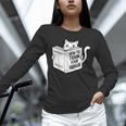 Cat Book Humor How To Train Your Human Unisex Long Sleeve T-Shirt Cat Book Humor How To Train Your Human Unisex Long Sleeve T-Shirt