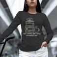 Cats Books And Coffee My Perfect Day Unisex Long Sleeve T-Shirt Cats Books And Coffee My Perfect Day Unisex Long Sleeve T-Shirt