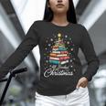Christmas Book Tree Shirt Book Lover Librarian All Booked For Christmas Women's Christmas Book Lover Librarian Unisex Long Sleeve T-Shirt