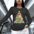 Christmas Books Make You Bright Librarian Teacher Book Lover Unisex Long Sleeve T-Shirt