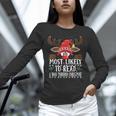 Christmas Matching Most Likely To Read A Book PJS Unisex Long Sleeve T-Shirt Christmas Matching Most Likely To Read A Book PJS Unisex Long Sleeve T-Shirt