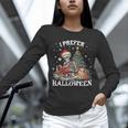 Christmas Outfit I Prefer Halloween Book Reading Skeleton Unisex Long Sleeve T-Shirt Christmas Outfit I Prefer Halloween Book Reading Skeleton Unisex Long Sleeve T-Shirt