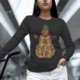 Christmas Snowman Made Of Books Holiday Reading Xmas Unisex Long Sleeve T-Shirt