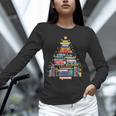 Christmas Tree Made Of Books Librarian Reader Holiday Unisex Long Sleeve T-Shirt Christmas Tree Made Of Books Librarian Reader Holiday Unisex Long Sleeve T-Shirt