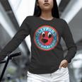 Clifford The Big Red Dog Round Distressed Logo Kids Books Unisex Long Sleeve T-Shirt