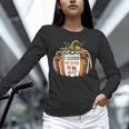 I Closed My Book To Be Here Fall Pumpkin Unisex Long Sleeve T-Shirt