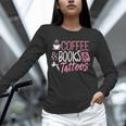 Coffee Lover Shirt Coffee And Books And Tattoos Men Women Unisex Long Sleeve T-Shirt