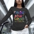 Color Our World Summer Reading 2025 Boho Wildflower Book Unisex Long Sleeve T-Shirt Color Our World Summer Reading 2025 Boho Wildflower Book Unisex Long Sleeve T-Shirt