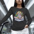 Color Our World Summer Reading 2025 Cute Book Wildflowers Unisex Long Sleeve T-Shirt
