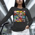 Comic Book Pop Art Modern Fun Unisex Long Sleeve T-Shirt Comic Book Pop Art Modern Fun Unisex Long Sleeve T-Shirt