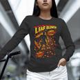 Comic Book Superhero Fall Season Leaf Blower Unisex Long Sleeve T-Shirt