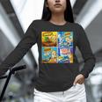 Comic Reader Comic Book Merch Vintage Reading Comic Books Unisex Long Sleeve T-Shirt