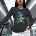 Cool Magical Book With Wizard Turtle For Adults And Kids Unisex Long Sleeve T-Shirt