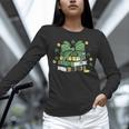 Coquette Bow Books St Patrick's Shamrock Bookworm Librarian Unisex Long Sleeve T-Shirt Coquette Bow Books St Patrick's Shamrock Bookworm Librarian Unisex Long Sleeve T-Shirt