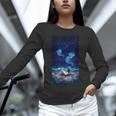 Cosmic Botanical Book Lover Reading Unisex Long Sleeve T-Shirt