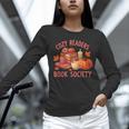 Cozy Readers Book Society Teacher Reading Floral Pumpkin Tee Unisex Long Sleeve T-Shirt Cozy Readers Book Society Teacher Reading Floral Pumpkin Tee Unisex Long Sleeve T-Shirt
