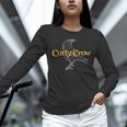 Curly Crow Art And Books Logo Unisex Long Sleeve T-Shirt