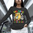 Cute 100 Days In The Books Groovy Boy Girl Teacher Unisex Long Sleeve T-Shirt