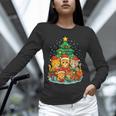 Cute Cats Reading Books Christmas Tree Unisex Long Sleeve T-Shirt Cute Cats Reading Books Christmas Tree Unisex Long Sleeve T-Shirt