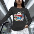 Cute Christmas A Penguin Reading Book Snowflake Hot Teacher Unisex Long Sleeve T-Shirt Cute Christmas A Penguin Reading Book Snowflake Hot Teacher Unisex Long Sleeve T-Shirt